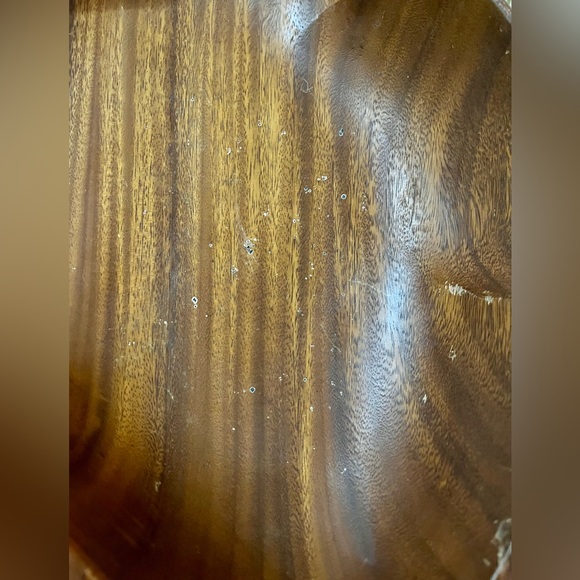 Giant Teakwood Leaf Bowl - Fruit Bowl - Centerpiece Bowl - Decorative Fall Bowl - Picture 4 of 7